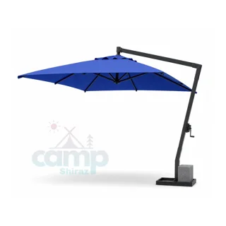 سایبان چتری مربع مدل پایه بغل