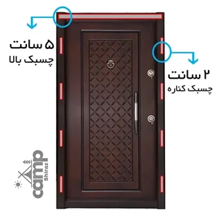 پرده ضد سرما و گرما با مگنت یکسره و طلق شفاف خارجی